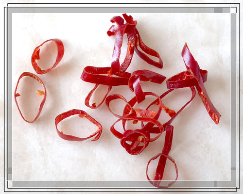 Silny ostry smak chilli, pierścień chilli dla Twoich klientów
