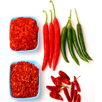 Temperatura pokojowa Suszone długie czerwone papryki chili 100g z składnikami chili