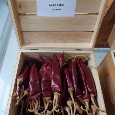 Intensywnie aromatyzowane całego Guajillo Chili Pods z ostrymi aromatami