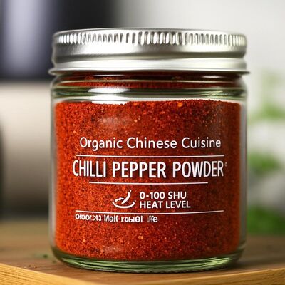 Organiczna kuchnia chińska Chili Pepper Powder z 24-miesięczną żywotnością i 0-100 SHU poziom ciepła