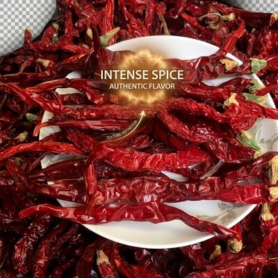 Krótkie łagodne suszone czerwone papryczki chili naturalnie suszone na słońcu 3-5 cm małe strąki 5000-10000SHU klasa eksportowa hurtowa
