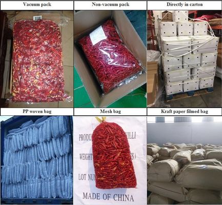 Ciemnoczerwone suszone na powietrzu chili (20 000-30 000 SHU)