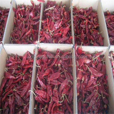 Yidu suszona czerwona papryka chili przyprawa do żywności 9 cm strąki chili do puzolu