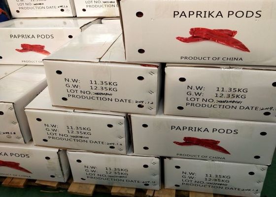 HACCP Suszona Papryka Papryka Pojedyncze Zioła Suszone Całe Czerwone Chilli bez łodyg