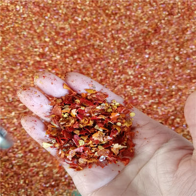 Kruszone suszone czerwone płatki chili bez łodyg 1mm 12% wilgotności przyprawa do żywności