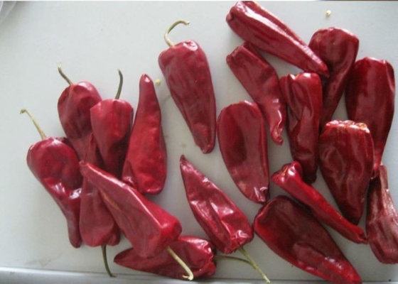 Suszone chili Yidu z łodygami klasy A suszone czerwone strąki chili