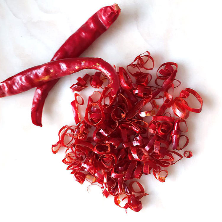 Wilgotność 8% Chilli Ring z silnym ostrymi smakami chili Długość 0,5-1,5 cm